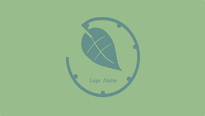 ecology time design graphic design illustration logo vector