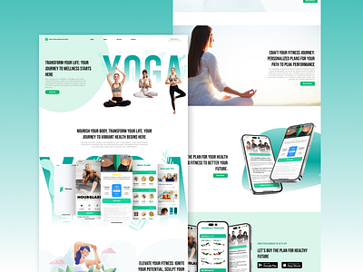 HomeFitness LandingPage branding design landingpage newdesign ui uidesign