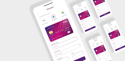 Credit card Checkout UI Design. #dailyui 002. checkout page design credit card ios mobile app mobile ui design ui ui design uiux user experience user interface ux design