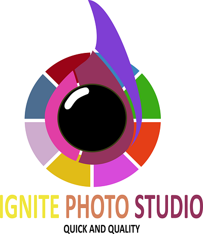 flaming cameraman logo design graphic design illustration logo vector
