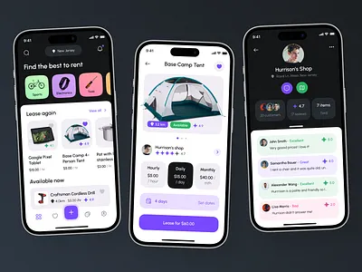 Renting App Design Concept: iOS app app design application application ui best app design best mobile app design ios ios app design mobile app ui ux