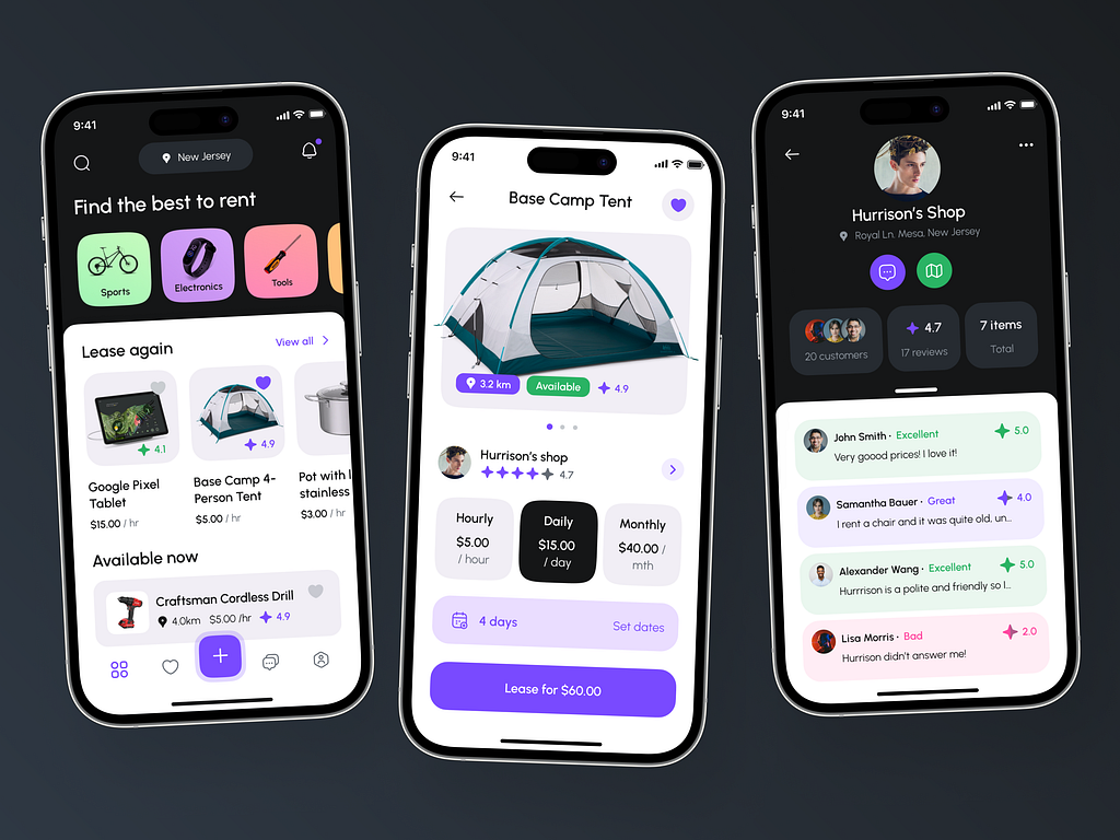 Renting App Design Concept: iOS by Dmitry Lauretsky for Ronas IT | UI ...