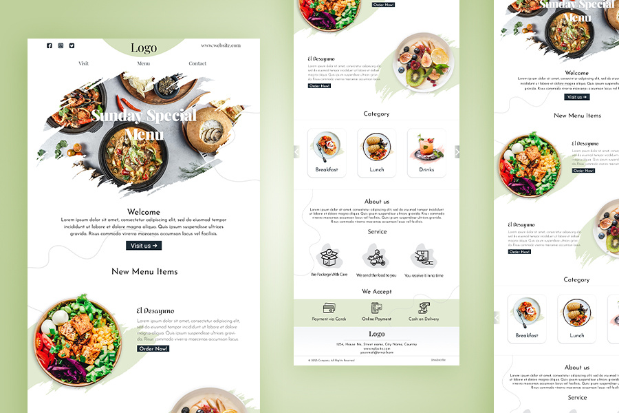 Example of E Newsletter Design 