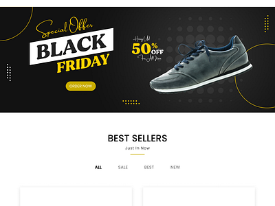 Footwear eCommerce Landing Page UI design ecommerce landing page ecommerce store design ecommerce ui footwear landing page footwear store design online footwear store ui ui design