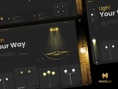 Havells: bringing you innovative solutions! Website Design clean creative daily ui landing page light landingpage light website modern ui uiux ux web web design website design website user interface