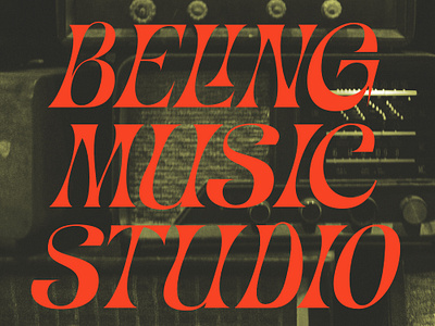 Beling Music Studio album band brand identity branding card cover design font graphic design invitation logo logotype magazine music poster siger studio type typeface typography