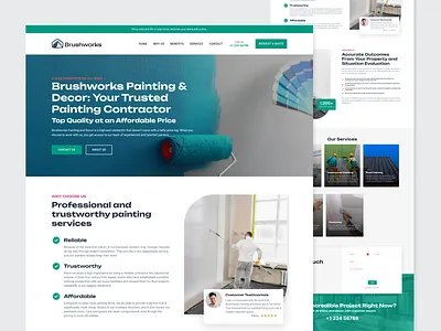 Brushworks animation branding elementor elementor pro graphic design motion graphics ui web design development wordpress