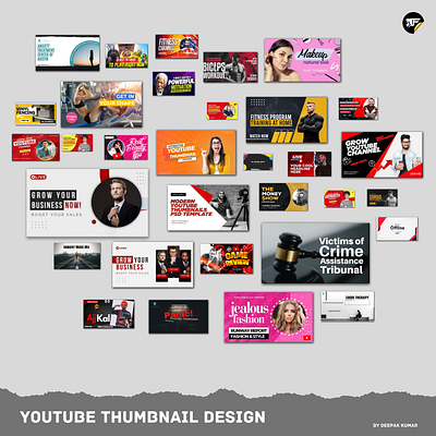 Youtube Thumbnail Design Ideas - Deepflax graphic design poster social media thumbnail youtube youtube post