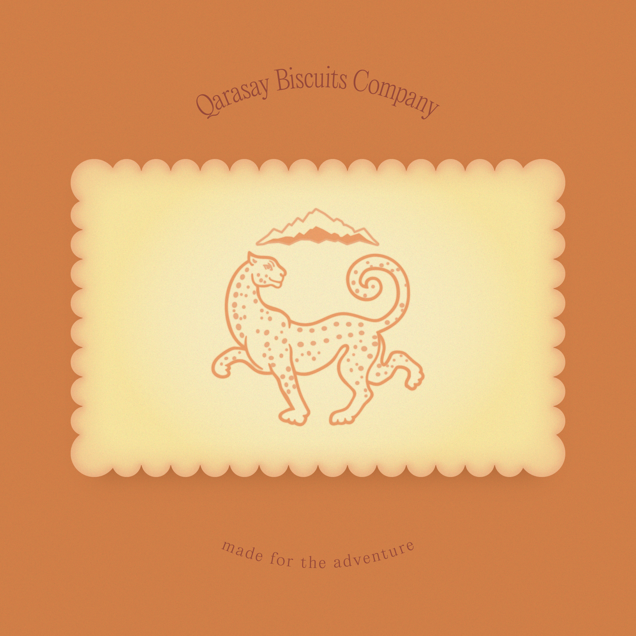 Qarasay Biscuits Company (fictional) almaty art biscuit branding illustration kazakh kazakhstan qazaq qazaqstan retro typography vector