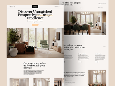 Interior Design Agency Website agency agency website design graphic design home interior inspiration interior design interior design agency interior website modern design modern interior design trendy design ui ui design uidesign uiux website