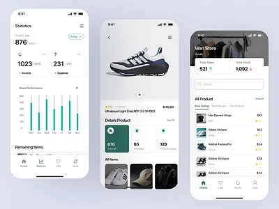 Owner Shop - Application desaign graphic design ui uiux