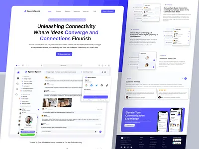 Website Concept - Chatting Discord 2024 design 2024 trend chat design chat website chatbox chatting community comunication platform discord inbox message messanger messenger modern ui social media ui uiux ux webisite website comunication platform