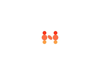 N - Minimal Icon bold expensive flat geometric logo minimal n round simple trendy unused