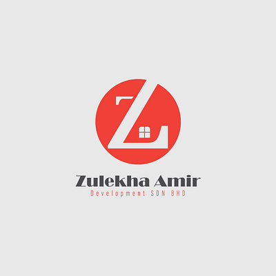 Zulekha Amir Development Logo banner design branding design flyer design graphic design