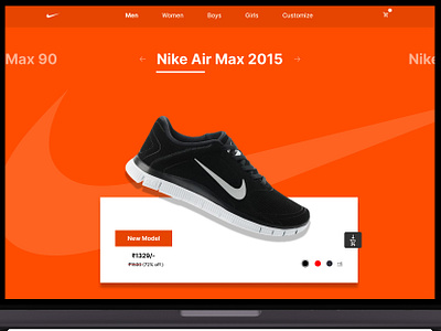 Shoe Landing Page branding dailyui desktopapp desktoplandingpage figma landing page mockup shoe shoelandingpage ui uiux