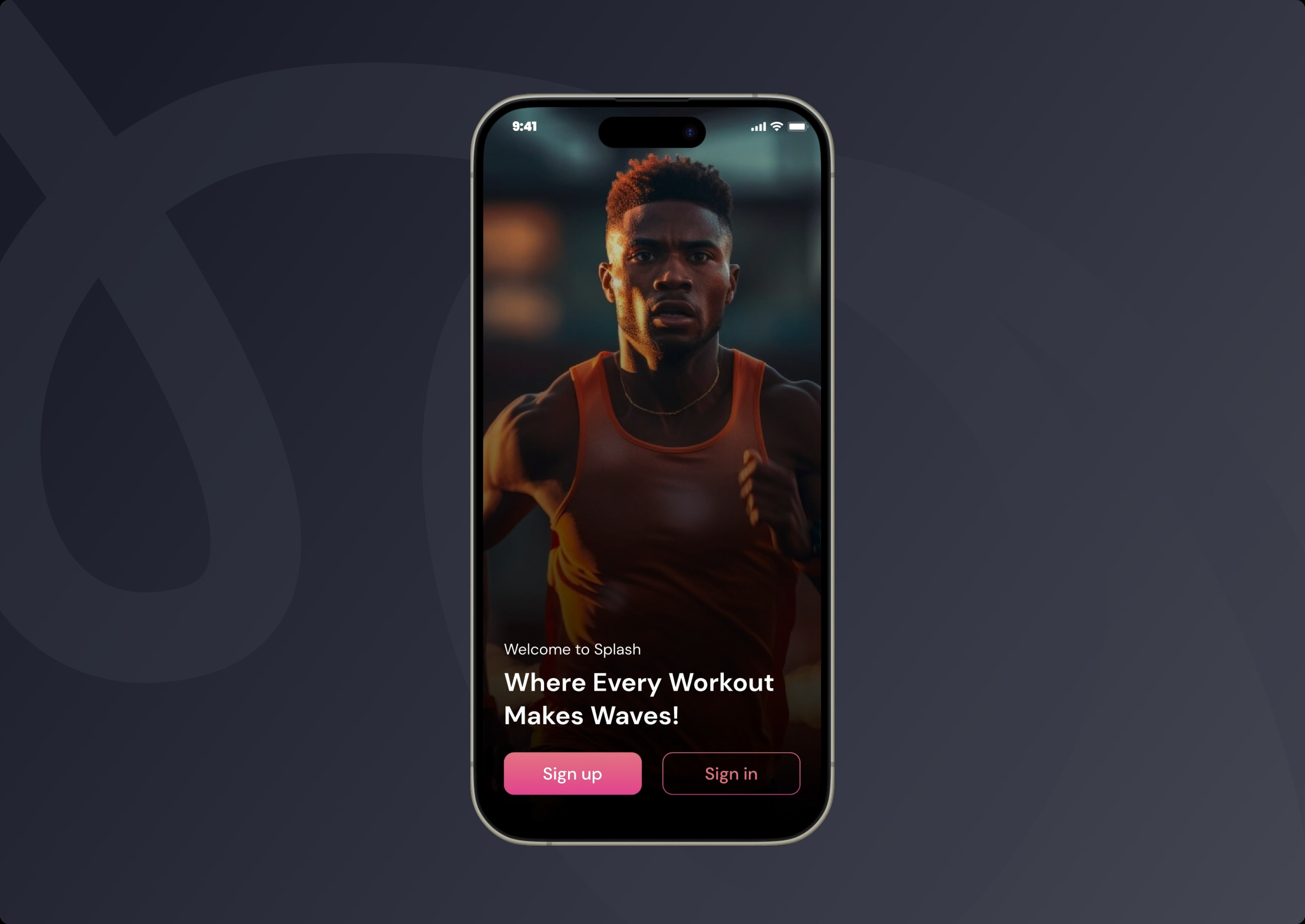 Splash - A fitness app launch screen animation exercise fitness interaction design mobile app prototype splash ui ux video