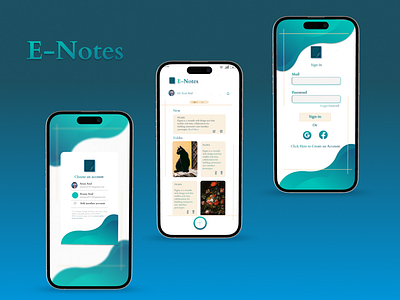 Note Making App UI design behance collectui dailyui landing page design mobile app pinterest ui ui design uiux design ux uxui design