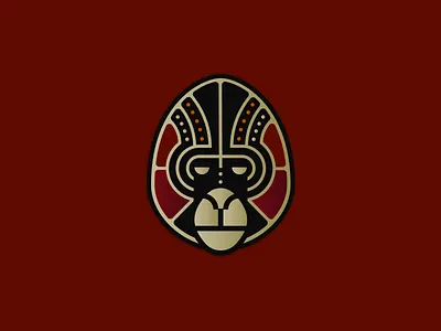 Gorilla Tribe 2 ape colors gorilla illustration logo mask monkey tribe