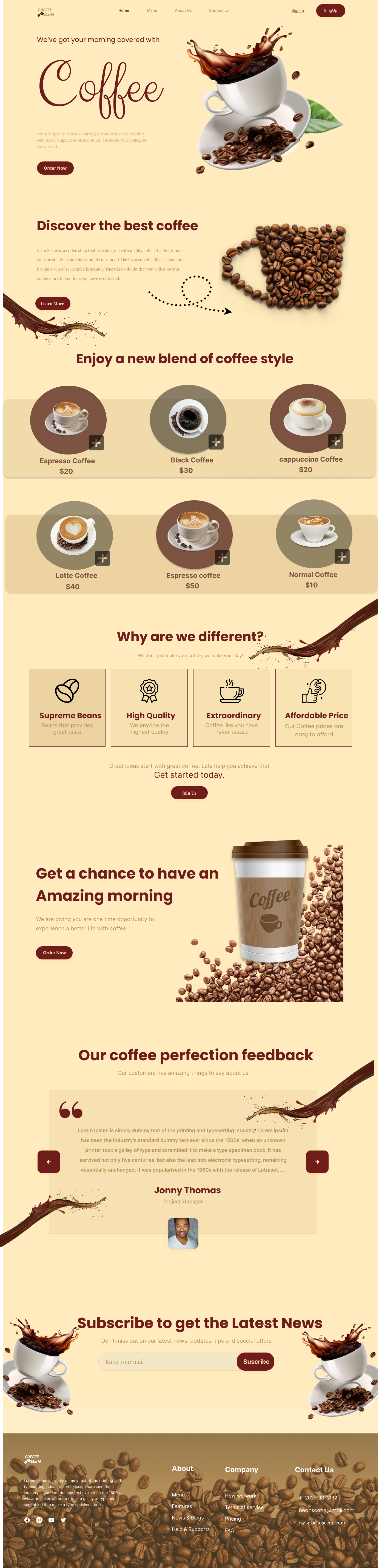 E-commerce landing page graphic design landing page ui uiux design web design