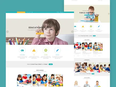 School Website Template - Techedu university