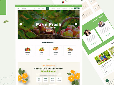 Food Website Design figma food website ui website