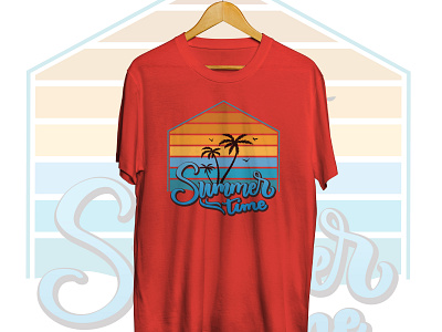 Summer Time T-shirt Design creative design custom t shirt design graphic design hello summer summer camps summer outing tshirts summer seoson summer t shirt design summer vibes summertime t shirts tshirt design summer tshirts designs typography design typography t shirt design