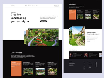 Hii guys, Check out the garden website design