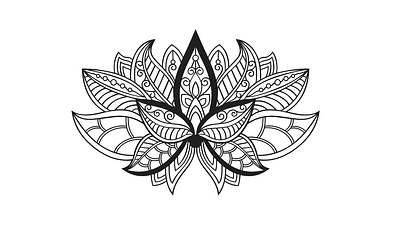 Vector design design flower art flower lineart flower vector design graphic design illustratio illustration tattoo art tattoo art design vector