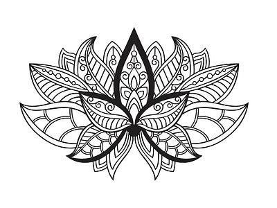 Vector design design flower art flower lineart flower vector design graphic design illustratio illustration tattoo art tattoo art design vector
