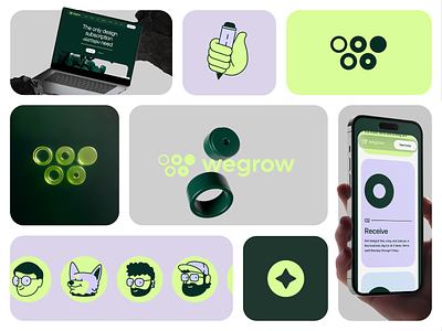 Wegrow Branding animation branding growth icon illustration letter logo monogram progress smart startup subscription w web3 website wegrow