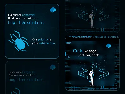 Social Media Post blur effect branding capegemini coding design figma gradient graphic design illustration logo social media tech ui vector