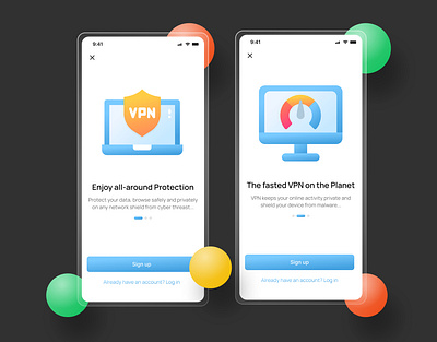 VPN UI DESIGN app design flashscreen mobile app ui design vpn vpn app vpn flashscreen vpn mobile app vpn shield