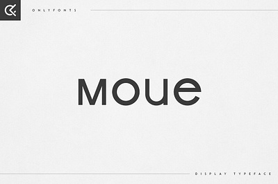 Moue - Display Typeface header