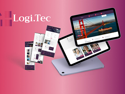 Logi.Tec branding logo ui ux