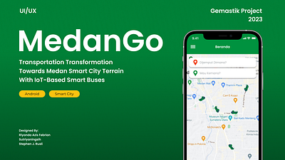 MedanGo app design smart city technology ui ux