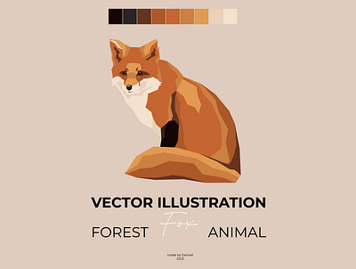 Vector Illustration Fox design graphic design illustration illustrator vector