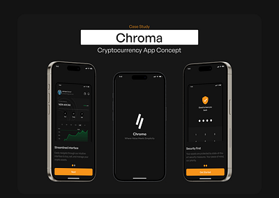 Chroma: Cryptocurrency App Concept design finance ui