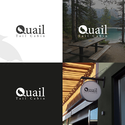 Logo for Quail branding graphic design lake logo logodesign quail quaillogo sea tailcabin