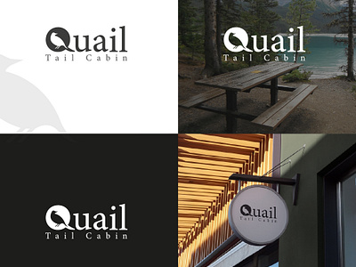 Logo for Quail branding graphic design lake logo logodesign quail quaillogo sea tailcabin