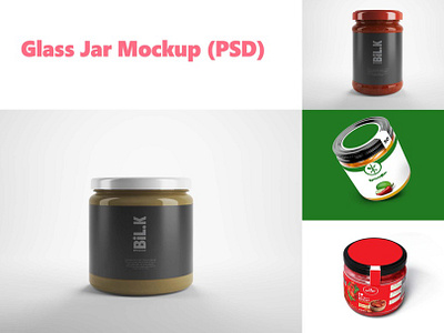 Jar with Snacks Mockup - Free Download Images High Quality PNG, JPG