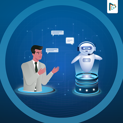 Human Interaction With Robot animation branding design graphic design illustration