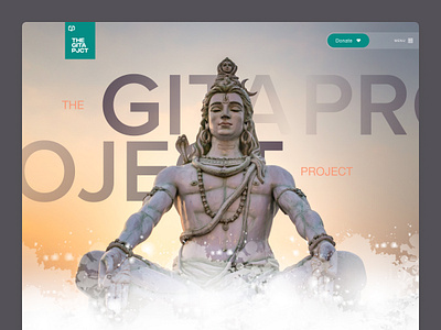 Hinduism - Website Design design figma hero hinduism inspiration page project religion spiritual ui ui design ux ux design web design website
