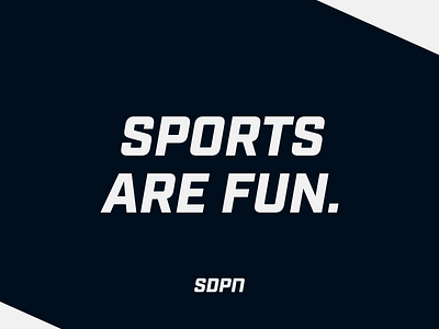 SDPN audio branding broadcast dark blue hockey identity logo network podcast sports typography