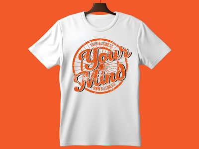 Typography T-shirt Design positive