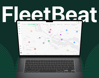 FleetBeat: Fleet Management System — Managers' App b2b logistics transporation truck ui uiux ux web design