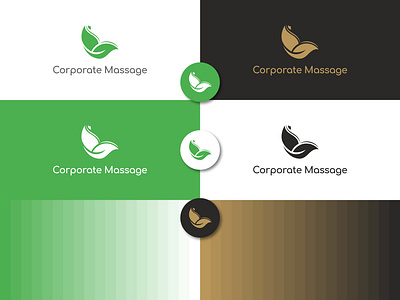 Corporate Massage Logo Design 3d app branding business logo calm logo corporate logo corporate massage logo graphic design icon ill illustration indoor logo logo massage logo modern logo motion graphics office logo relax logo ui unique logo