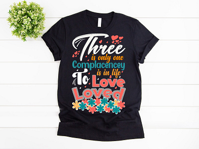 Typography T-shirt Design positive