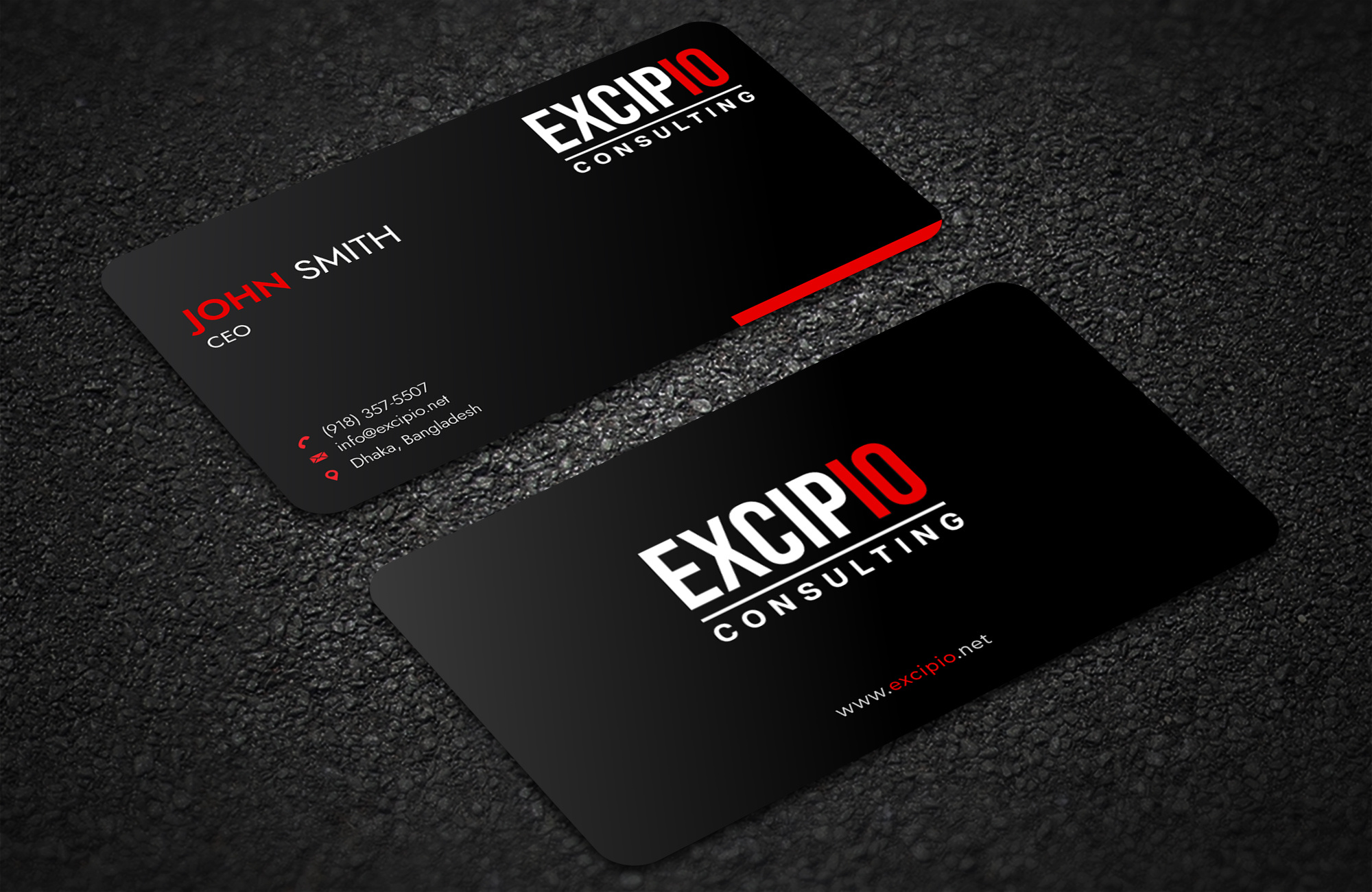 Example of Professional Business Card Design