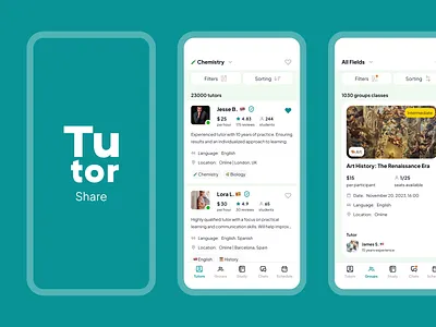 Connecting Knowledge Seekers and Givers application classes design design team development education knowledge learning management mates mind mobile movadex platform software tutor ui ux
