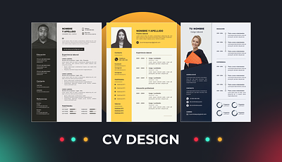 Resume Design templates graphic design